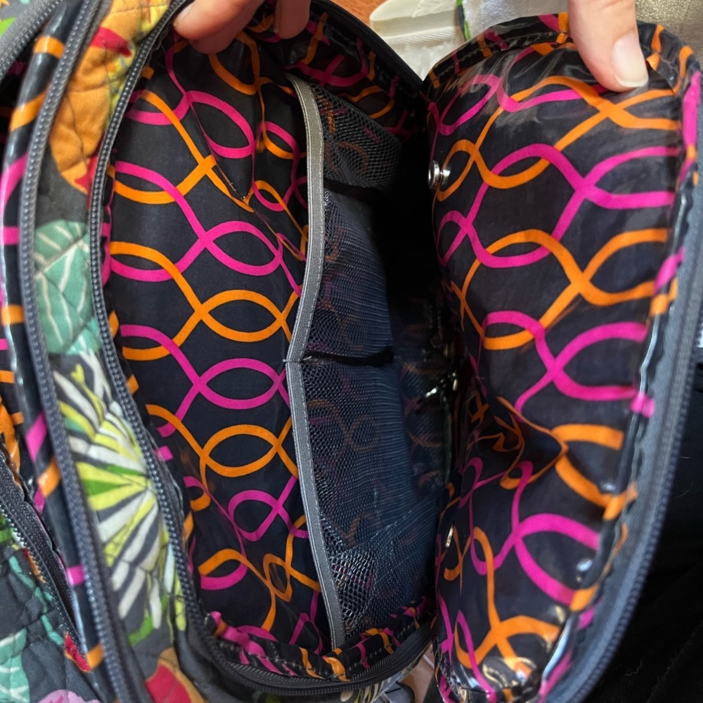 Vera Bradley Jazzy Blooms Diaper Backpack View 3